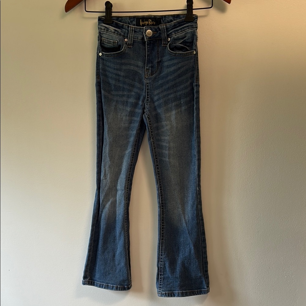Indigo Rein Blue Flare Wide Leg Jeans